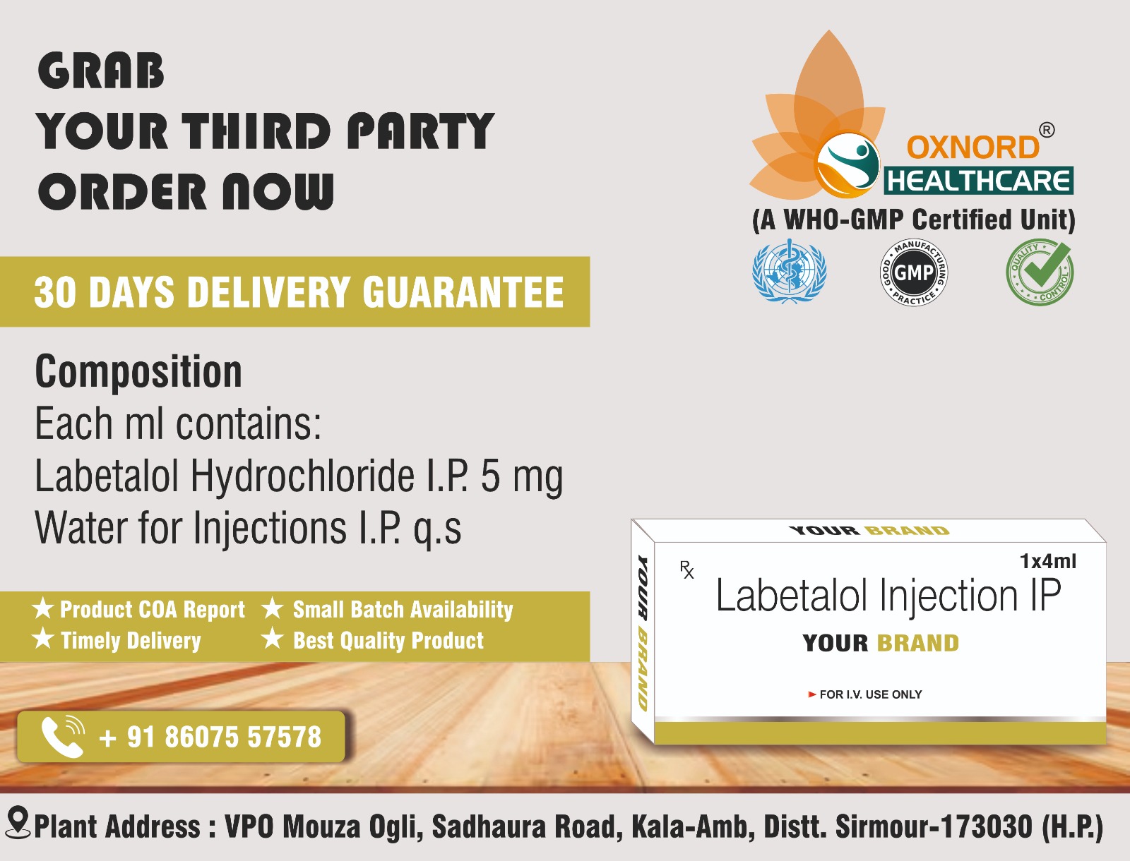 LABETALOL INJECTION 1X4ML